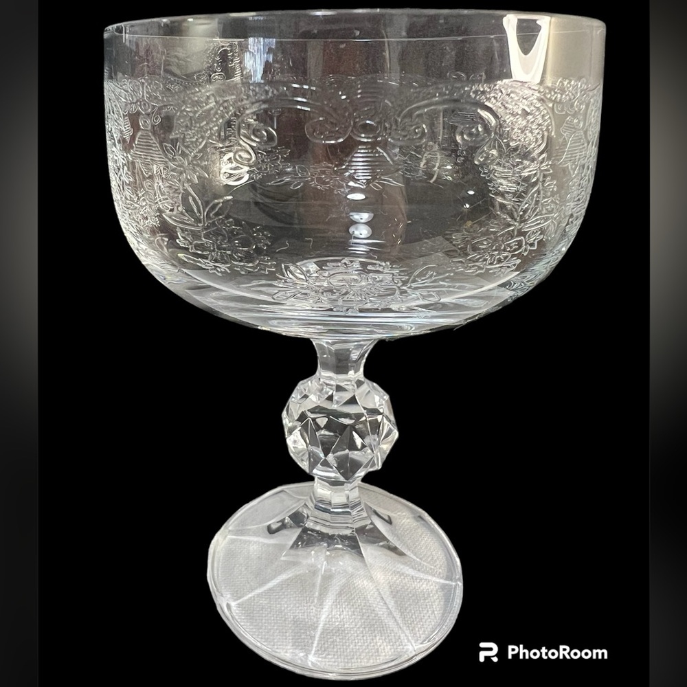 Vintage Cascade Fine Crystal Stemware - Picture 2 of 5